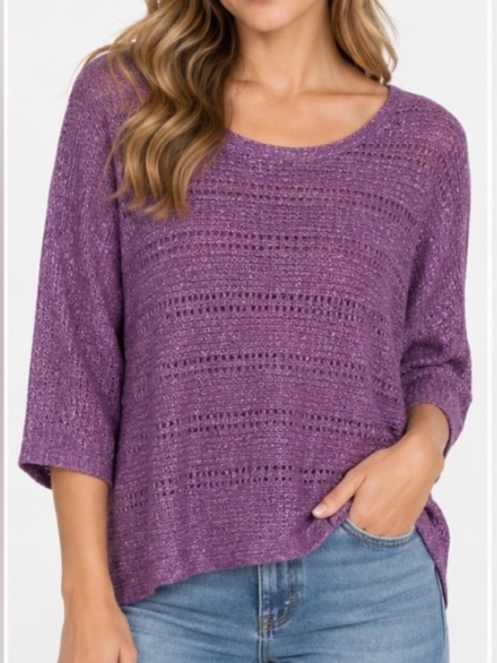 Elle‎ Purple Sweater